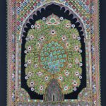 SCORR EcoChoiceHub Eco-friendly Sustainable Rogan Peacock Paradise Painting