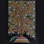 SCORR EcoChoiceHub Eco-friendly Rogan Sacred Tree Textile Painting