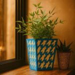 "SCORR EcoChoiceHub Eco-Friendly Heritage Bamboo Desk Corner Organiser "