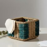 "SCORR EcoChoiceHub Eco-Friendly Classic Handcrafted Sabai Pen Stand with Sturdy Iron Frame " - Image 2