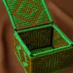 "SCORR EcoChoiceHub Eco-Friendly Rustic Sabai Grass Box with Iron Frame " - Image 2