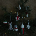SCORR EcoChoiceHub Eco-Friendly Christmas home decor - pack of 8 Stuffed Plush Toy