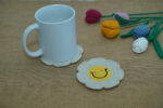 SCORR EcoChoiceHub Eco-Friendly Smiley Tea Coaster  (set of 4) - Image 3